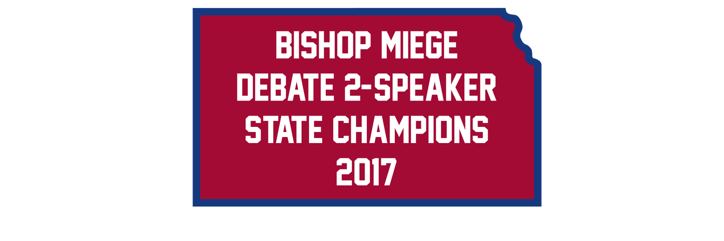 2017 Debate 2-Speaker State Champions